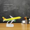 Aircraft Model Detachable Alighting Carriage Decoration Yellow Alloy Plane Model