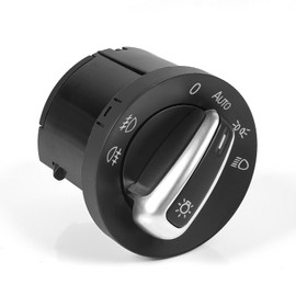 OTUAYAUTO Light Switch Compatible with Golf Plus 05-13, Golf V 03-08, Passat B6 05-09, Jetta III 05-10, Car Headlight Switch Main Light Switch 5ND941431B, 3C8941431A