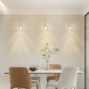 CHYING Gold Pendant Light Crystal LED Pendant Lighting Jellyfish Teardrop