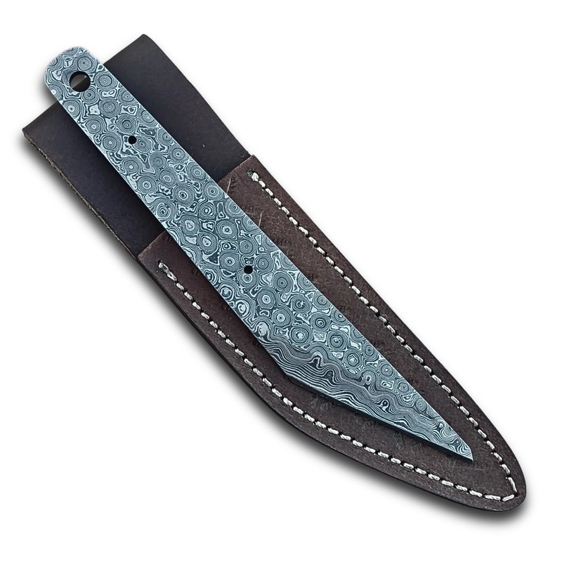 HAWK KNIVES Handmade Damascus Steel Blade Kiridashi Knife - 2.5