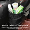JUSTTOP Car Trash Can, Collapsible Pop-up Auto Garbage Bag with