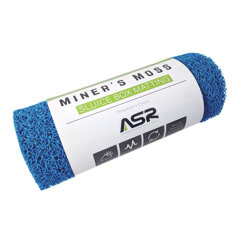 ASR Outdoor Blue Miners Moss Sluice Box Matting Mining Equipment