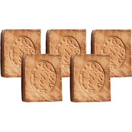 5x Original Aleppo Soap 70% / 30% Laurel Oil / Olive Oil - PH Value 8 - Test Rating: Very Good