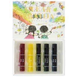 Kokuyo KE-AC26 Transparent Crayons, 5 Colors