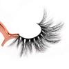Losha 25mm Lashes,3D Faux Mink Lashes Fluffy Volume Eyelashes Thick