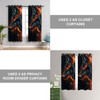 Chaohuan Black Wolf Door Curtain, Red Fire Eyes Fantasy Animal