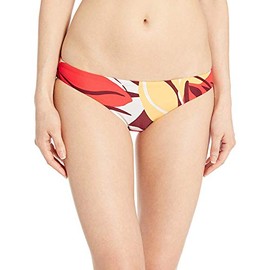 Seafolly Women's Hipster Bikini Bottom Swimsuit, Cut Copy Tangelo, 12 US