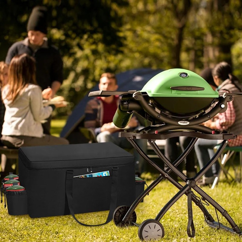Ajyingasyo Grill Carry Bag for Weber Q1000 Q1200 Liquid Propane