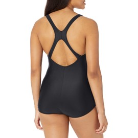 Speedo Plus-SIZEPlus-Size Uultraback Traje de baño de una Sola Pieza Traje de bañotraje de baño, Negro, 24