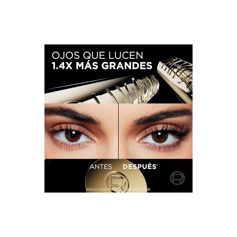 LOréal Paris, Mascara De Pestañas Voluminizadora Panorama Waterproof, Ojos Visiblemente