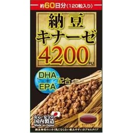 Maruman Natto Kinase 4200 FU Set of 2, 120 Tablets x 2 Pieces