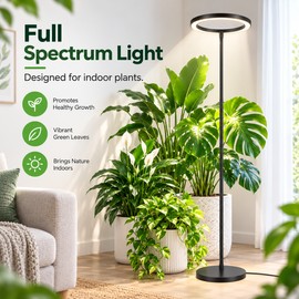 LED Grow Light for Indoor Plants – 10W Full Spectrum Height-Adjustable Lamp with 3 Timer Settings & USB Power