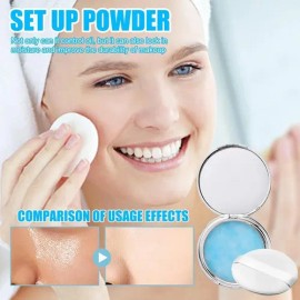 Primer YIDIAN de Polvo Antigrasa Azul con Acabado Mate y Control de Grasa para Rostro