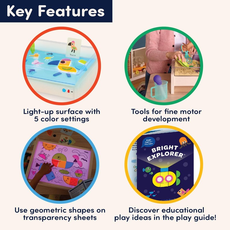 Battat Education – Tracing Light Box for Kids – Sensory