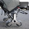 KiBcsLic 2X Triangle Caster Wheels, Folding Shopping Cart Wheels Easy