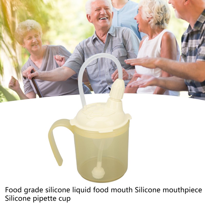 Convalescent Feeding Cup Good Sealing Feeding Drinking Cup for Disabled
