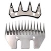 MUDUOBAN Sheep Shears Blades Replacement Clipper Blades Stainless Steel Straight