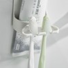 2 PCS Self-Adhesive Toothbrush Holders Wall Mounted, Water Proof Toothbrush