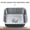 Wells Sinkware CMU2318-9 Craftsmen Series Stainless Steel Kitchen Sink, 23"