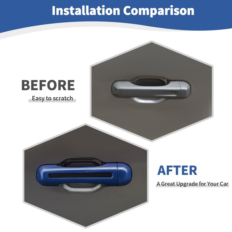 JOSHELA for Jeep JL Tailgate Door Handle Cover Trim Fit