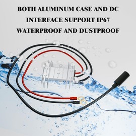 Starlink - Adaptador mini de 12 V, 12 V/24 V a 48 V, modificación de batería, convertidor de potenciador, salida de 1.5 A, 72 W, 18 AWG, puerto hembra CC impermeable (25 cm), compatible con un máximo