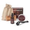 Kit De Crecimiento De Barba Para Hombre, Crema Para Bigote