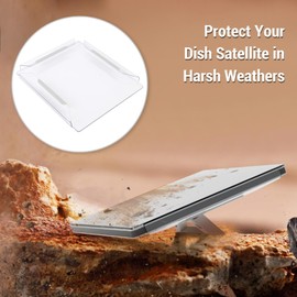 for Starlink Mini Protective Case, Mini Satellite Dish Portable Full Cover Shell, Starlink Mini Dish Protect Cover Satellite Dish Accessories for Roof RV