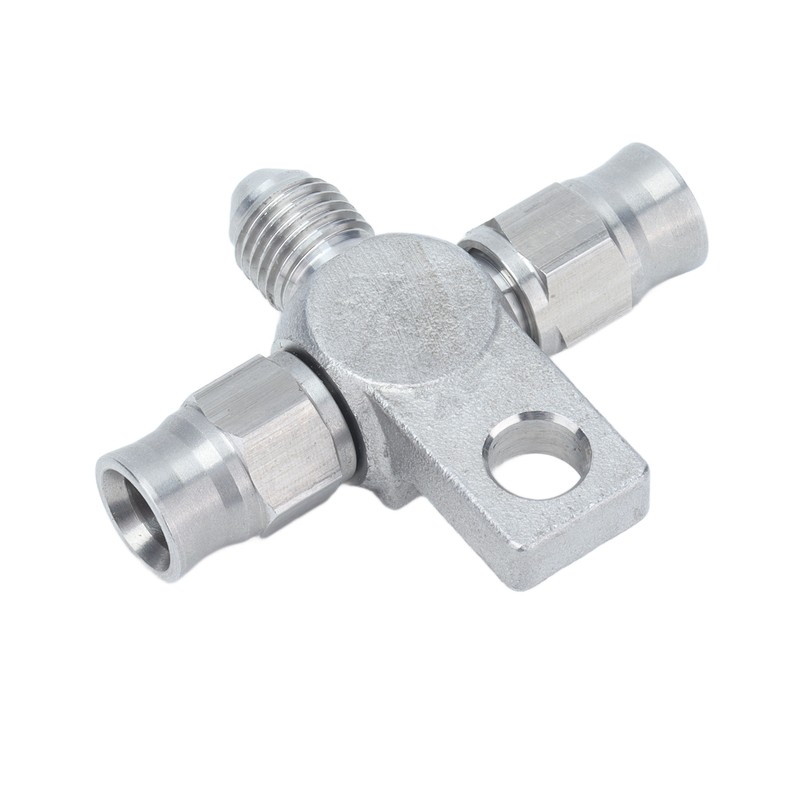 AN‑3 Tee Brake Hose AN3 to Line End Fittings Stainless