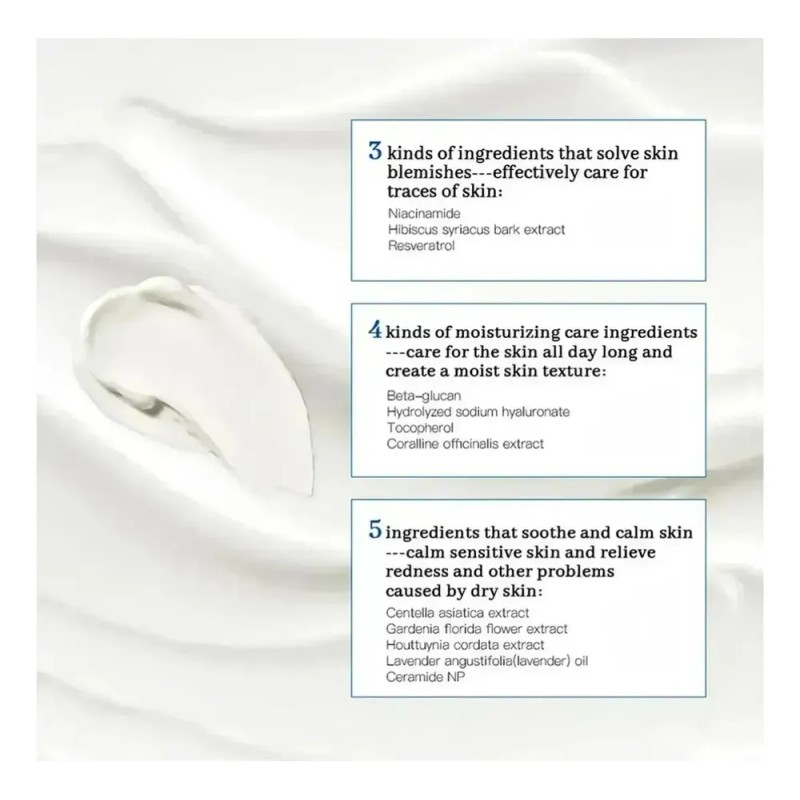 Crema De Alivio Commodity345, Crema Hidratante Facial Corean