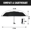 LLanxiry Compact Travel Umbrella,Windproof Waterproof Stick Umbrella Protection Golf Umbrellas