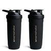 Smartshake 2 Pack Stainless Steel Non-Insulated Protein Shaker Bottle for