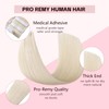 Sweetmet 3rd-Generation Invisible Tape in Hair Extensions Real Human Hair