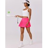 PINSPARK Pleated Tennis Skirts for Womens Golf Skirt Tummy Control