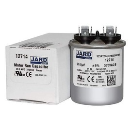 CAP200000370RP - 20 uf MFD 370 Volt VAC - Goodman Round Run Capacitor Upgrade