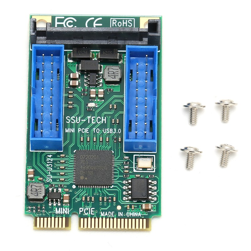 MINI PCIE to USB3.0 Front Expansion Card for Windows XP/2003/Vista