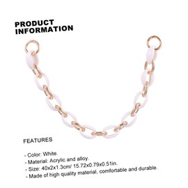 Operitacx Quality Material Handbag Chain Strap Mixed Gold Chain for Purse Comfortable Crossbody Bag Strap