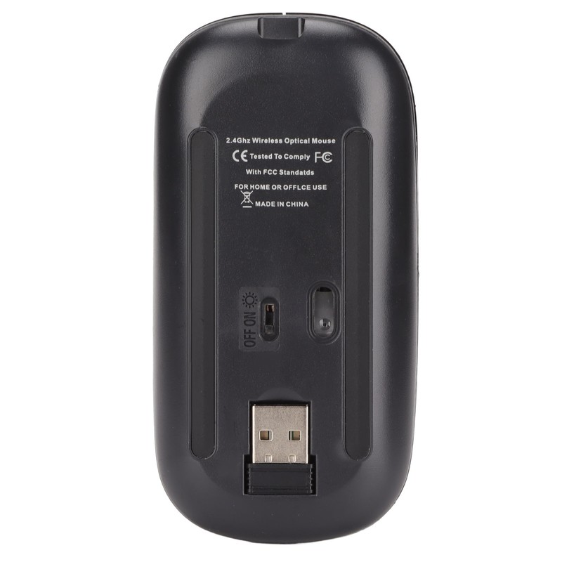 2.4GHz Wireless Mouse 10M Connection 1600 DPI Rechargeable Silent Wireless