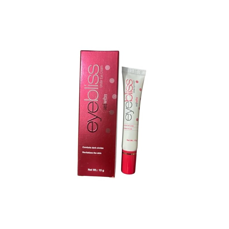 Eye'bliss Under Eye Cream, Dark Circle Treatment, Skin Revitalizing Formula,