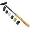 Jewellers Tools 2.5" Rubber Block & 6 Hammer Set :