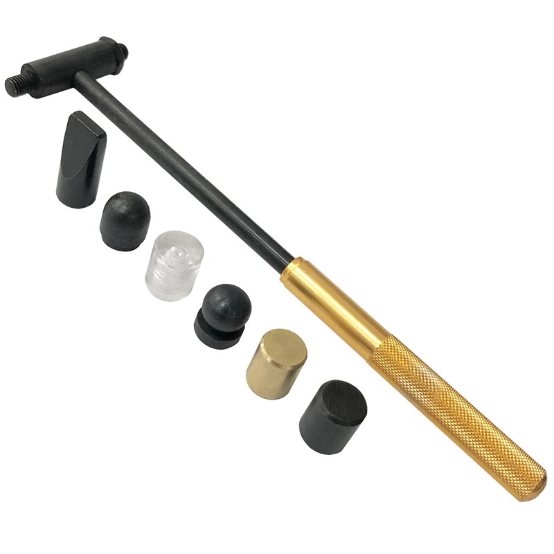 Jewellers Tools 2.5" Rubber Block & 6 Hammer Set :