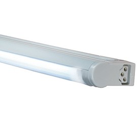Jesco Lighting SG5A-8/30-SV Sleek Plus Adjustable Grounded 8-Watt T5 Light Fixture, 3000K Color, Silver Finish