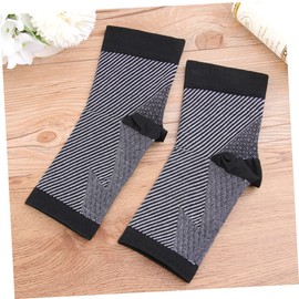 FOMIYES Ankle Stabilizer Socks Balance Trainer Ankle Sprain Support Pressure Brace for Sports Running Walking Xl