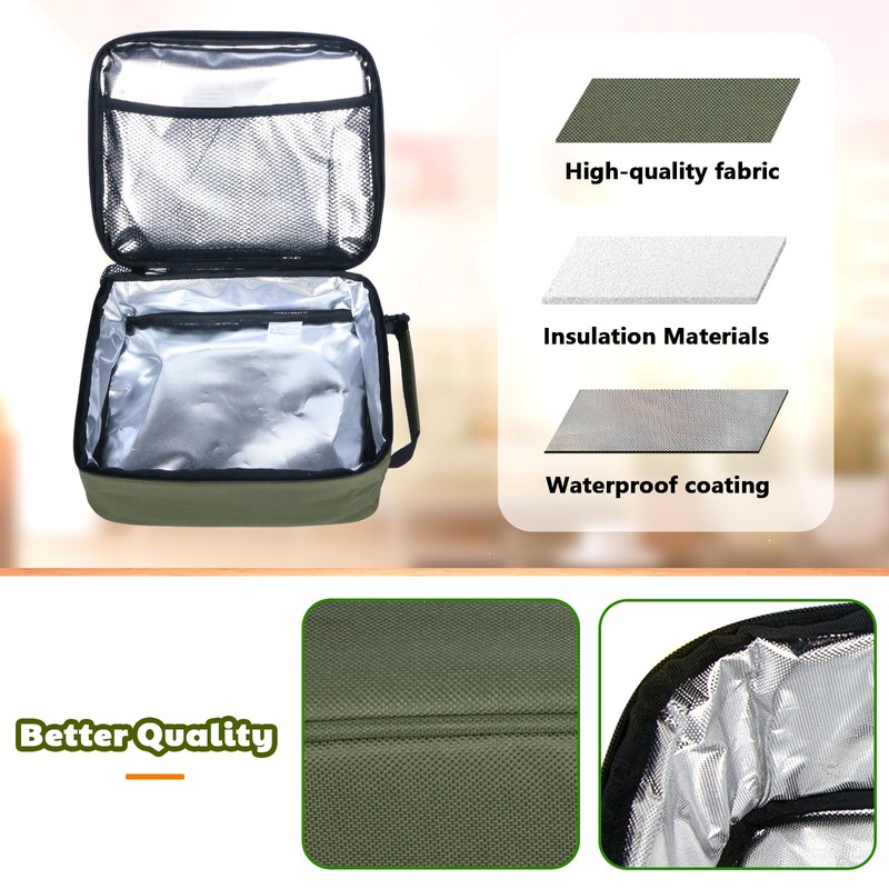 Hap Tim Insulated Lunch Bag Women, Reusable Lunch Box for