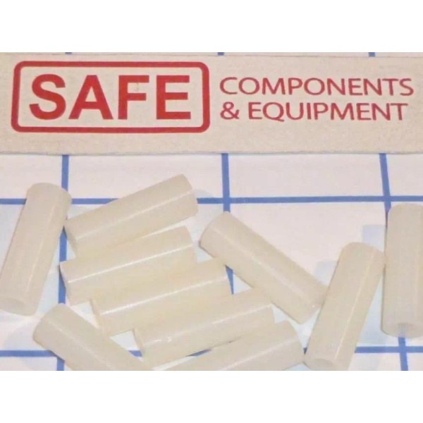 Essentra 13SP073 Spacer (QTY-8) Round #6 Nylon 3/4"L 1/4"OD Non-Threaded