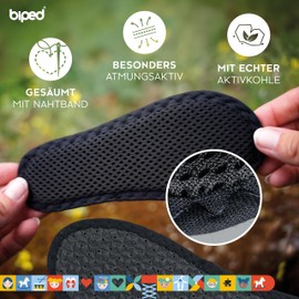 biped 2 Pairs of Children's Activated Carbon Soles, for Climate Regulation, for Hygienic Fresh Shoes and Feet z2769(26)