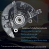 DOSKJOK Steering Knuckle Wheel Hub Bearing Assembly Front Left Driver