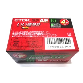 TDK Good Sound Design 10 Min Audio Tape AE – F 4 Roll, 50-Pack