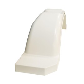 Tie Down | White Plastic Trailer Fenders for 14in.-15in. Wheel Size, 45" x 11.38" x 11" | 2-Pack