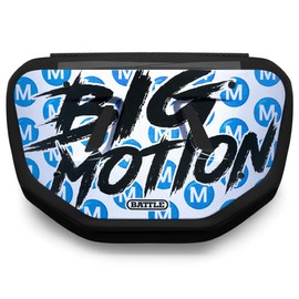 Battle Sports Novelty Football Back Plate – Hard Shell Lower Back Protector with Contoured Foam for High-Impact Protection - Adult, Big Motion