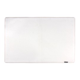 FABBRICA HOME Memory Foam Accent Rug in Solid - White